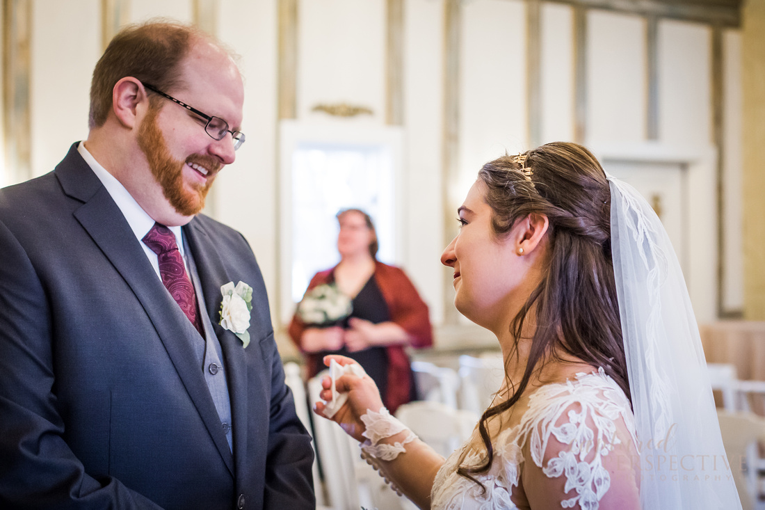 Bride and Groom first look