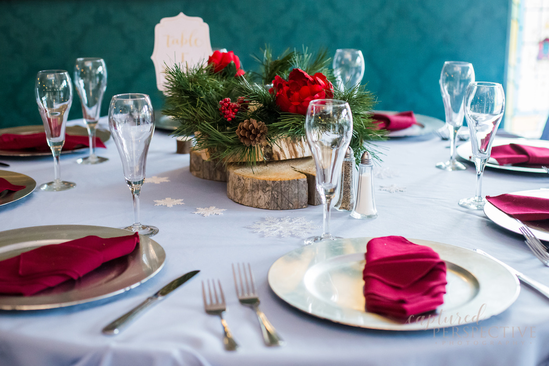 Festive table decor