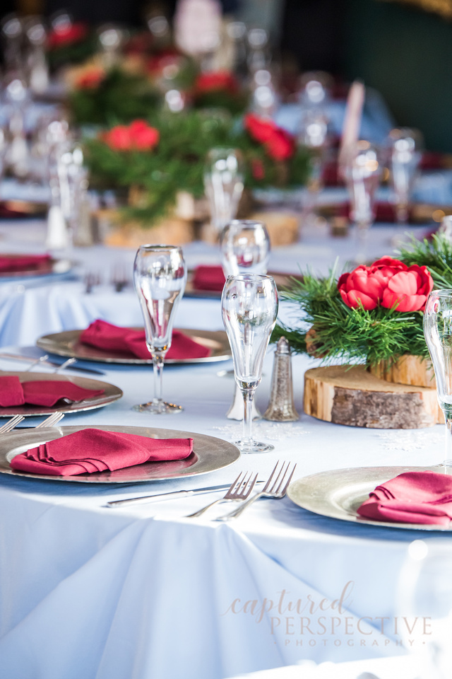 Festive table decor