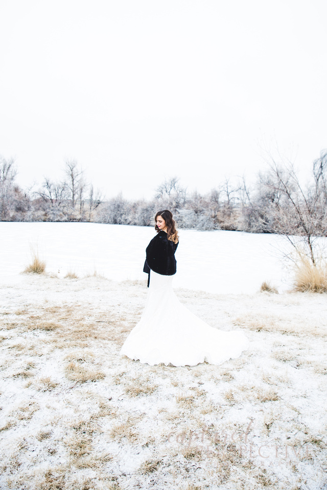 "styled wedding", "Tina Marie Hairstyling", "winter wedding photos", "bride", "Metzger Farm", "winter wedding photographer", "trash the dress", "bridal styled photography"