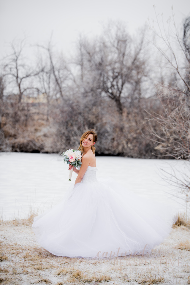 "styled wedding", "Tina Marie Hairstyling", "winter wedding photos", "bride", "Metzger Farm", "winter wedding photographer", "trash the dress", "bridal styled photography"